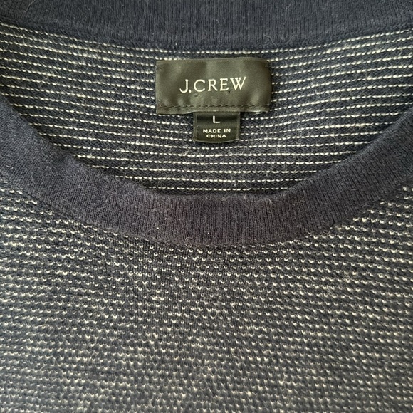J. Crew Men’s Cotton Cashmere Blend Sweater Size L - Picture 3 of 6